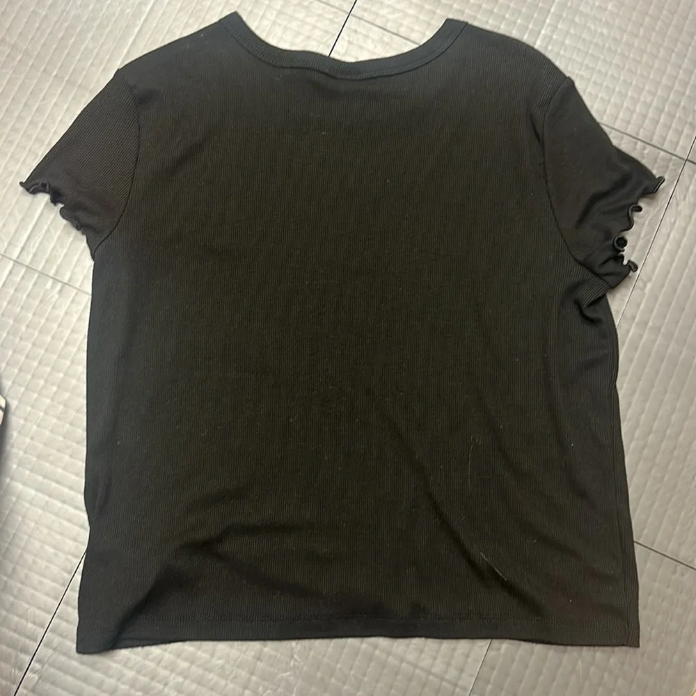 OLD NAVY GIRLS SIZE 18 XXL GO-DRY ULTRALITE T SHIRT BLACK